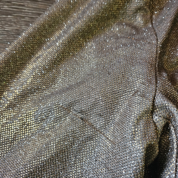 NWT Wild Fable Sparkly Gold New Years Eve Holiday Party Blazer Pants & Purse Set - Picture 12 of 15